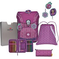 DerDieDas Ergoflex Easy Purple Dots 5tlg. Schulranzenset