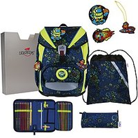 DerDieDas ErgoFlex Light Schulranzen Set Neon Crazy 6-teilig