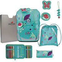 DerDieDas ErgoFlex Tiny Schulranzen Set Butterfly Garden 6-teilig