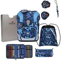DerDieDas ErgoFlex Tiny Schulranzen Set Dark Dragon 6-teilig