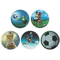 ergobag Klettie-Set Fußball, 5 tlgs Kletties-Set zum wechseln