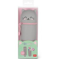 Legami 2in1 Silicone Kitty Pencil Case