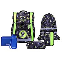 McNeill Bravo Schulranzen Set Dinopark 9-teilig