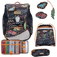 Scout Alpha Flames Exklusiv Edition Safety Light Schulranzen Set