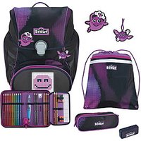 Scout Alpha Set Movie Star Pink Pixel Schulranzenset
