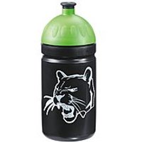 Step by Step 0,5L Trinkflasche Wild Cat, schwarz mit Wildkatze
