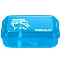 Step by Step Brotdose Dolphin Finja Blau